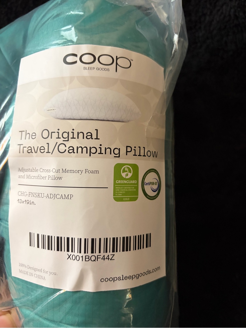 Original Travel/Camping Pillow - with travel bag